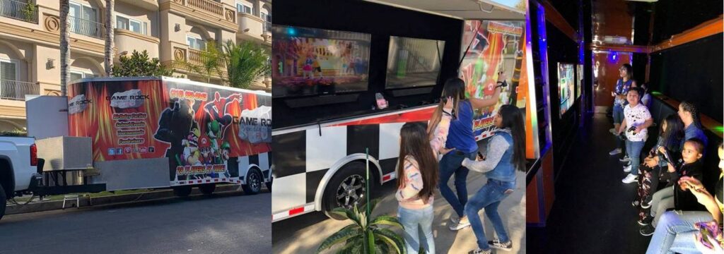 birthday party video game truck.